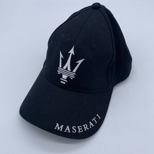 Maserati Black Baseball Cap Hat